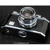 Halina 35 X Rangefinder 35mm Film Camera + Halina Anastigmat 45mm f/3.5 Lens Kit